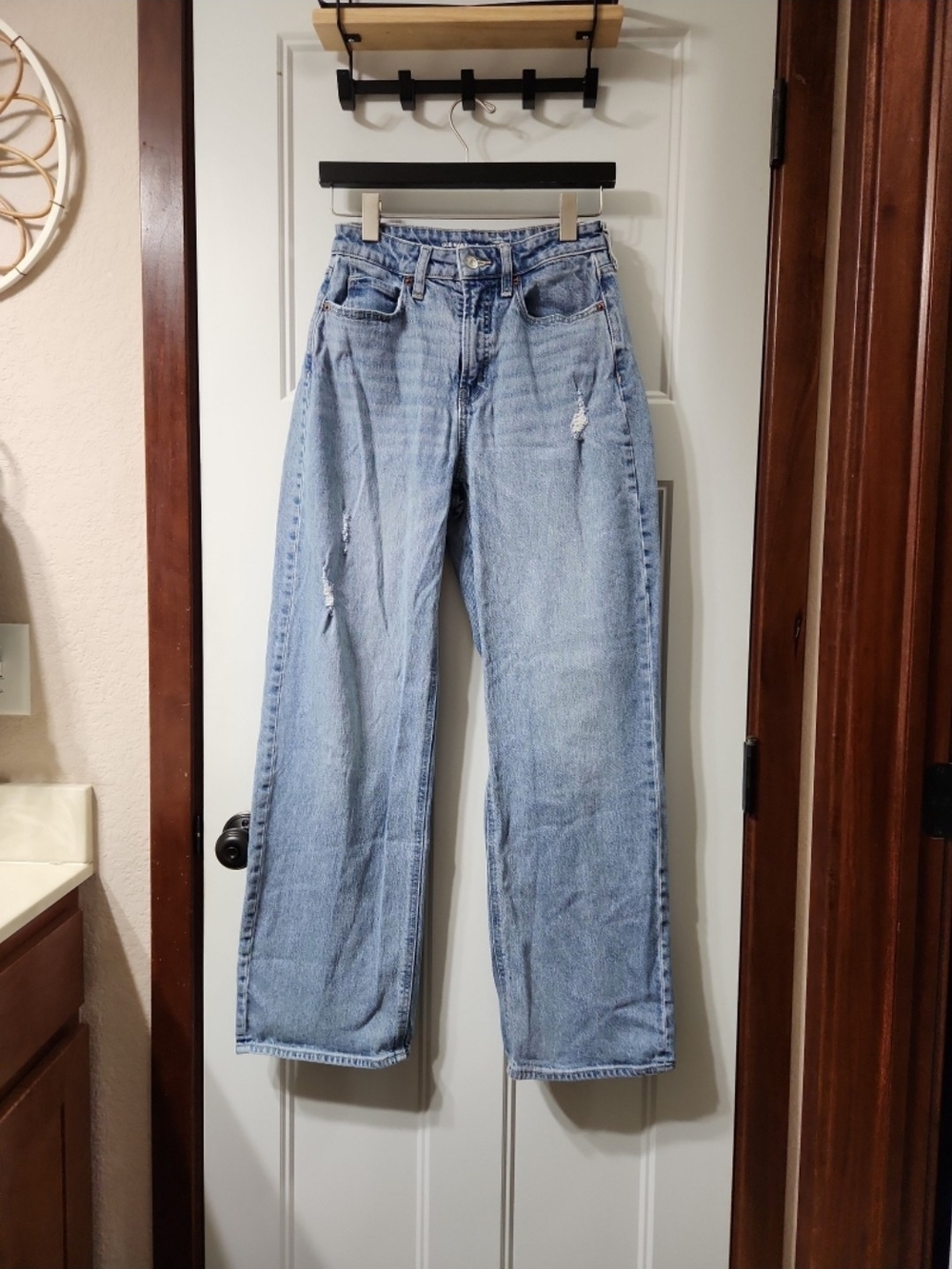 Old Navy Curvy Y-Hi Wide Leg Jeans